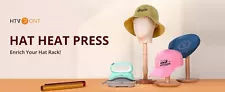 HTVRONT Hat Heat Press Machine for Vinyl, Sublimation, Heat Transfer Projects