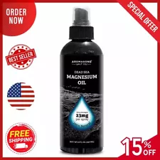 Magnesium Oil Spray - Large 8oz Size - Extra Strength - 100% Pure for Less Sting