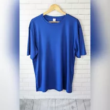 Sport-Tek Blue Training Shirt Top Tee Men's Large