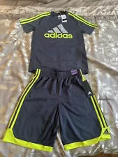 Adidas Youth 2 Piece Tee And Shorts Set Sz M NWT