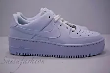 Nike Air Force 1 Sage Low Triple White Women’s Shoes AR5339 100 Size 10