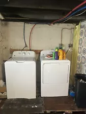 GE washer and dryer set used