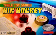 Table Top Games Air Hockey w/2 Goals, Battery Hovering Air Puck, 2 Strikers 14z