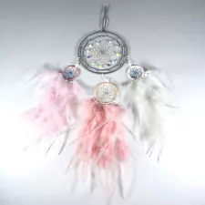 Pink, Grey & White Dream Catcher (4 Circles) - Excellent Condition