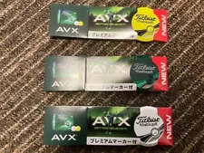 Titleist AVX Premium Ball 2024 Marker Set of 3 "not for sale" Japanese Novelty