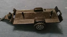 Black Flatbed Hauler Trailer 5 1/2" Scale Model FREE SHIPPING