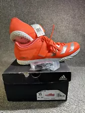 Adidas Men's Adizero High Jump Track & Field Shoes Signal Coral / White Size 11