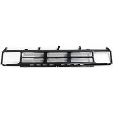 Grille For 1988-1989 Nissan D21 87-89 Nissan Pathfinder Black Shell & Insert 4WD (For: 1989 Nissan Pathfinder)