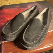 UGG Dex 1103901 Mens Shoes Black Loafer Wool TREADLITE Slip On Size 11