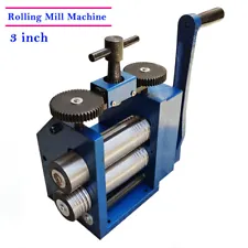 Manual Combination Rolling Mill Machine Jewelry Metal Tools Equipments NEW 75mm