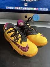 Nike KD Peanut Butter and Jelly Purple Yellow Orange Shoes Sz 5Y 599477-801