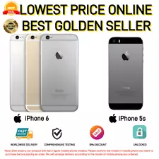 【Big Sale】Apple iPhone 6|iPhone 5s-16GB|32GB|64GB-All Colors Unlocked-Excellent