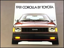 1981 Toyota Corolla 30-page Original Car Sales Brochure Catalog - Tercel