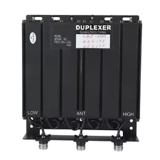 HOT 50W UHF 6 Cavity Duplexer N Connector FREE tune radio repeat 380-520Mhz @