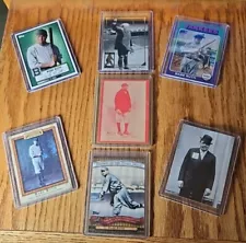 Lot Of 7 Babe Ruth Commemorative Cards Incl. Rookie Reprint