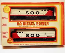 AHM FAIRBANKS MORSE LOCOMOTIVE SET SOO LINE HO SCALE