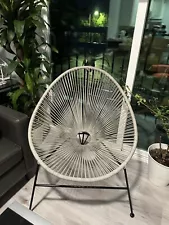 Modern Home/Garden Beige Chair Outdoor Indoor