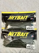 Lot Of 2 NetBait T-Mac 6.5” 20pc Watermelon Candy