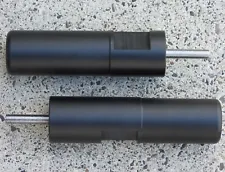 2006-2011 Kawasaki Ninja ZX14 BLACK NO-CUT FRAME SLIDERS (For: 2007 Kawasaki)