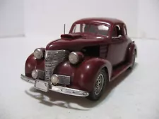 Monogram Maroon 1939 Chevy Coupe 1/24 Scale Built Model Kit #2256