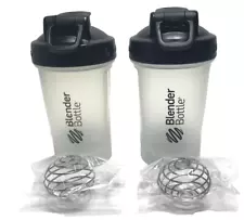 Blender Bottle Lot of Shaker Mixer Cups For Protein Shakes - 2 Pack 14oz