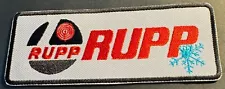 RUPP SNOWMOBILE MINI-BIKE PATCH NEW ABOUT 2" X 5" (A85)