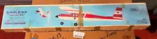 Vintage Carl Goldberg Eagle 63 RC Balsa Wood Model Airplane Kit