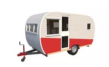 DIY 15' Teardrop Camper Trailer Plans - Build Your Own Tear Drop Camper RV