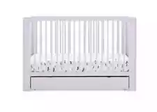 Delta Children Essex 4-In-1 Convertible Baby Crib, Bianca White NEW! w189130-130