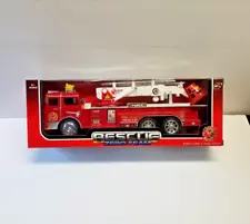 12" Fire Truck Rescue Truck With Light & Sound Kids' Play Toys Vehicle New