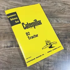 Service Manual For Caterpillar D2 Crawler Tractor Repair Workshop 3J 5J 4U 5U