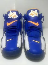 Nike Air Barrage Mid White Laser Orange Racer Blue Men’s Size 10 LA RAMS DT