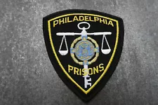 Philadelphia Prisons Police Cloth Patch Badge (L76S)