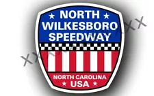 North Wilkesboro Speedway Sticker NASCAR Racing 4" tall Free Shipping