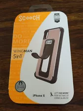 NEW IN BOX OEM SCOOCH WINGMAN 5-in-1 ROSE GOLD CASE FOR IPHONE X 10