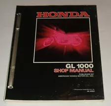 Honda 1975 1976 GL1000 Goldwing Service Manual Gold Wing Gl 1000