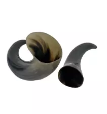 Pair Of Large Viking Style Drinking Horns -For Display