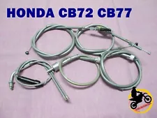 Honda Superhawk 250 305 CB77 CB72 Cable Set 5Pcs. LOW BAR **nan6146**