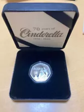 Disney Cinderella 70th Anniversary Silver Coin Currently on Sale for Heavy Ble