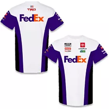 Denny Hamlin 2024 FedEx Sublimated Uniform Pit Crew T-Shirt