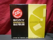 Sony SLH-180-36 Professional Recording Tape ( READ ) 10" 1/4" Reel To Reel Tape