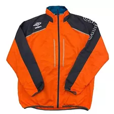 Umbro Orange Jacket 90s Windbreaker Mens Large