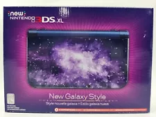 Nintendo 3DS XL Galaxy Edition Brand New HTF OOP Real Pics Crisp Nice Box Unused