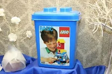 Lego 1987 Basic Building Set 1615 Blue Toy **Tub & Lid** classic Collect Sale*