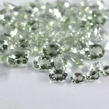 Natural Green Amethyst 7x9mm Oval Cut loose Gemstone for sale 100 Piece