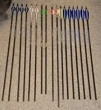 Carbon Express Maxima Blue Streak Carbon Arrows Mixed Lot of 22 - Sanlida Arrow