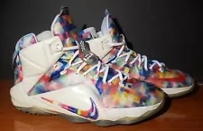 RARE-Size 12 - Nike LeBron 12 EXT Prism - Finish Your Breakfast - Size 12 Mens -