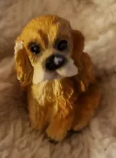 Cocker Spaniel Sitting Up waiting for his food