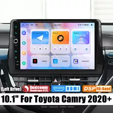 10.1inch Plug & Play Android 12 Radio For TOYOTA Camry 2020+ Support Factory JBL