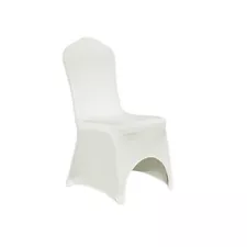 50/100 White/Ivory Cover Spandex Chair Cover For Wedding Banquet Party Folding